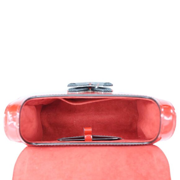 Louis Vuitton  Twist PM Infrarouge Vernis Chain Shoulder Bag Red - Picture 11 of 14